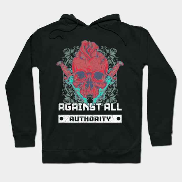 Against All Authority Hoodie by prstyoindra